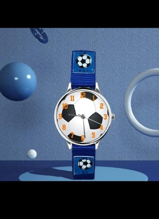 Boys Football Dial Quartz Watch