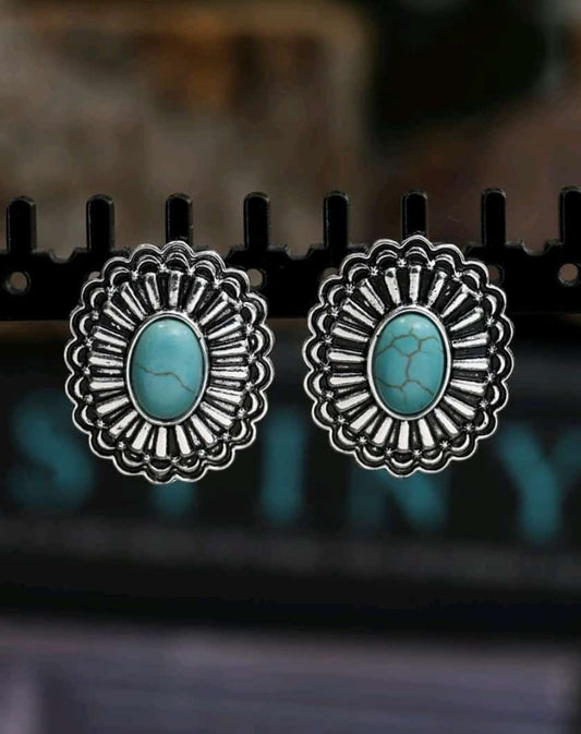 Emery Rose Textured Metal Earrings