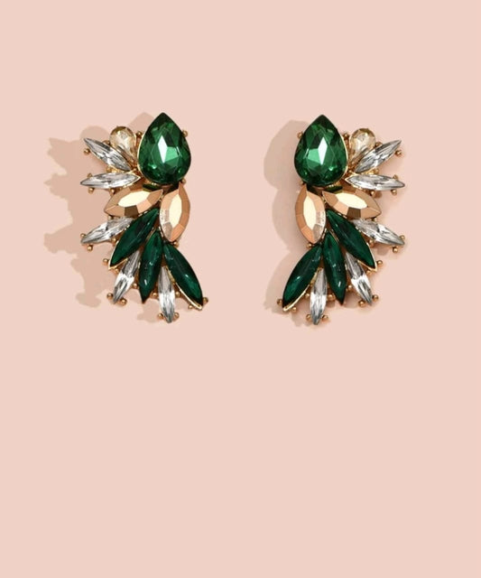 Rhinestone Decor Earring