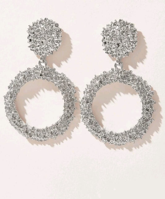 Round Charm Earrings