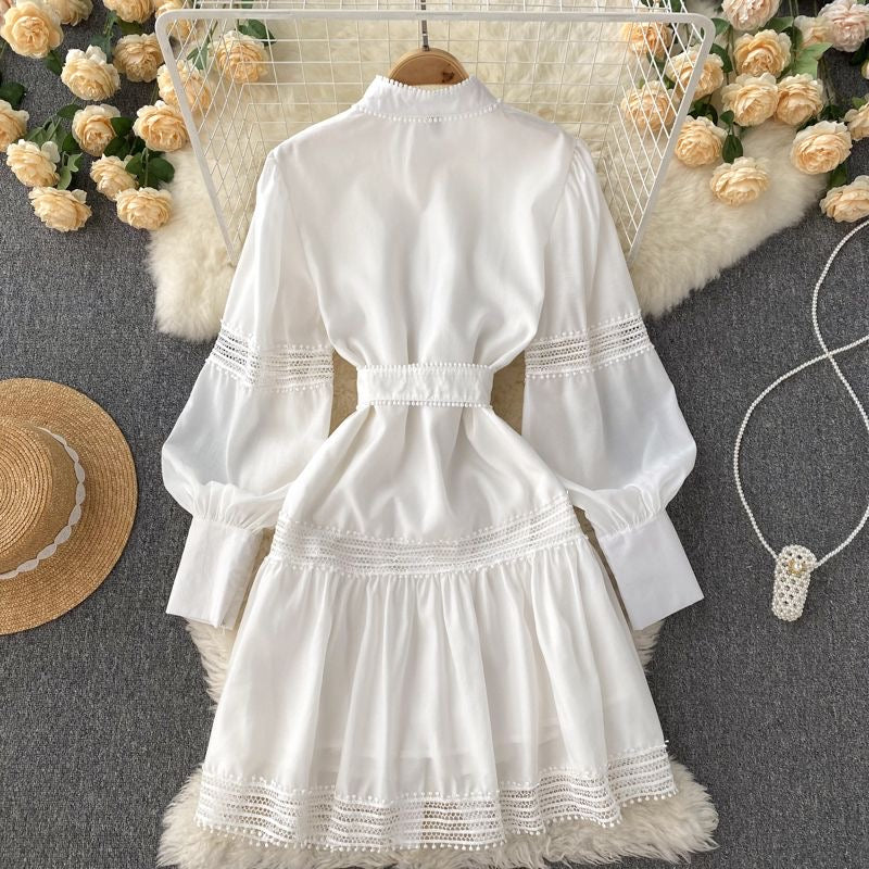 Mesh Patchwork Dress