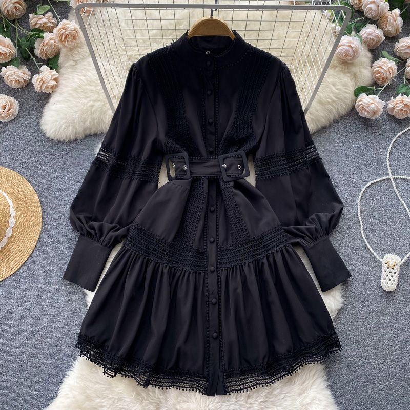Mesh Patchwork Dress