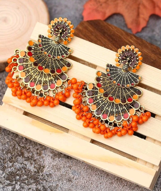 Peacock Decor Earring