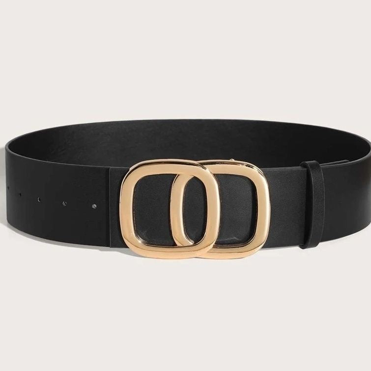 Ultra Wide Double Squares Belt